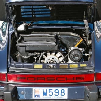 Porsche 930 Engine Bay Image