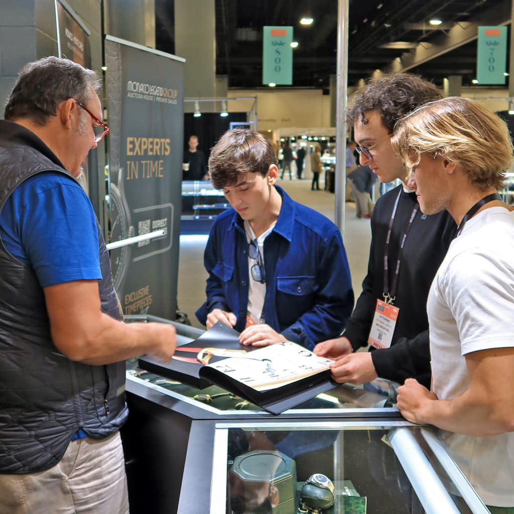 Glass Case with Time Pieces