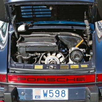Porsche 930 Engine Bay Image